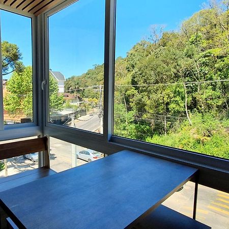 Apto Encantador Proximo Ao Centro De Gramado Zewnętrze zdjęcie